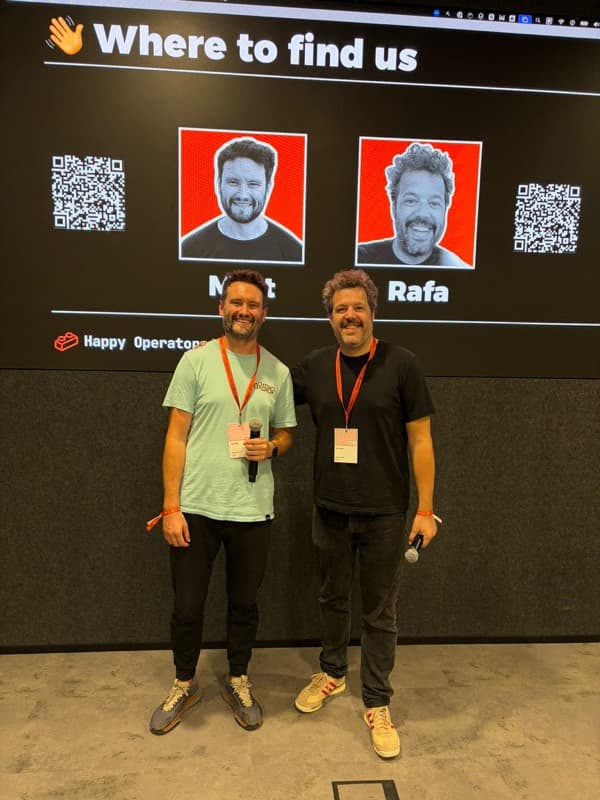 Matt and Rafa at Comex